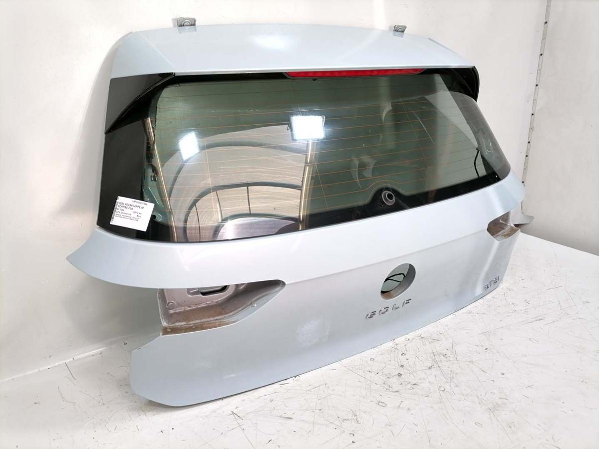 VW Golf 8 original Heckklappe mit Heckscheibe LV5L Christal Ice Blue Fließheck Bj.2024